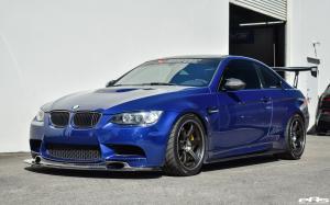 2017 BMW M3 Coupe Le Mans Blue by EAS on Volk Wheels (TE37SL)